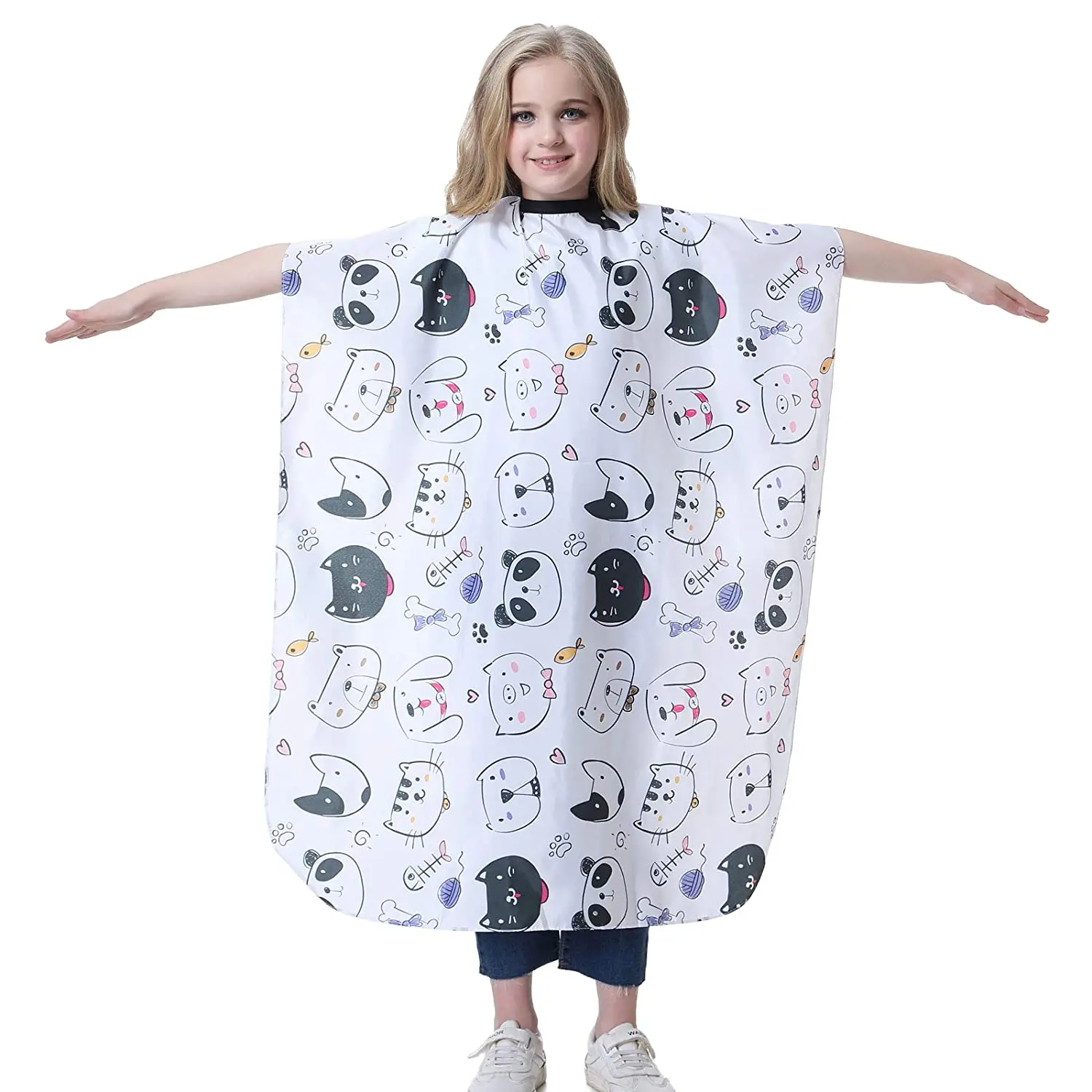 Детская накидка для парикмахерской водоотталкивающий антипригарный мультяшный