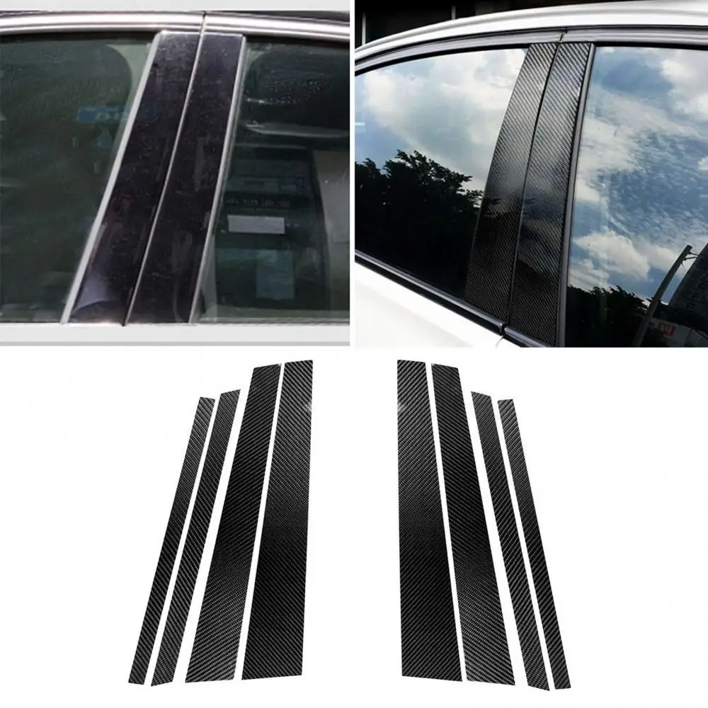 

80% Hot Sell 8Pcs Car Door Window B-pillars Decorative Cover Stickers for BMW X5 E70 08-13