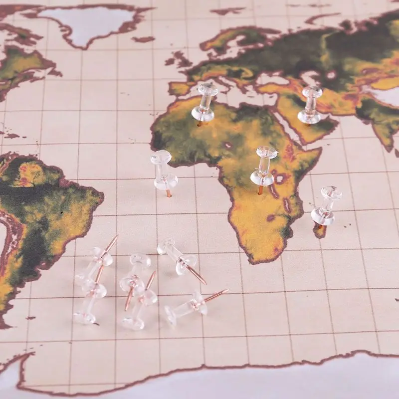 Фотофонические шпильки для рисования большого пальца 200 шт. офисные