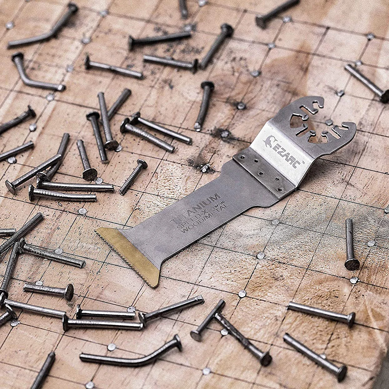 Лезвия для мультитула EZARC 6 шт. титановые Осциллирующие лезвия длинной резки