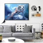 Алмазная вышивка крестиком на рисунке, с вышитым симпатичным мозаика с тигром, полностью Изготовленная вручную квадратные дрель настенный Декор подарок