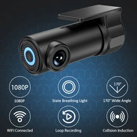 super 1080p dash cam car dvr camera wifi app english voice control night vision wide angle g sensor dashcam video recorder