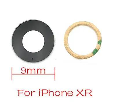 For Iphone XR 2 шт./партия, новая задняя камера, стеклянная крышка объектива с клеем для Iphone 6 7 8 Plus X XR XS Max, запасные части - Цвет: For Iphone XR