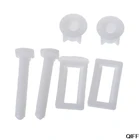 Прямая поставка и оптовая продажа, 1 пара шарнирных болтов для унитаза, комплект крепежных винтов, инструмент для ремонта сиденья унитаза, 20 августа