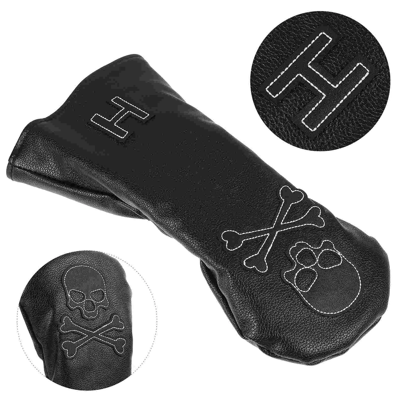 

1Pc Practical Skeleton Pattern PU Golfs Club Head Cover Golfs Headcover