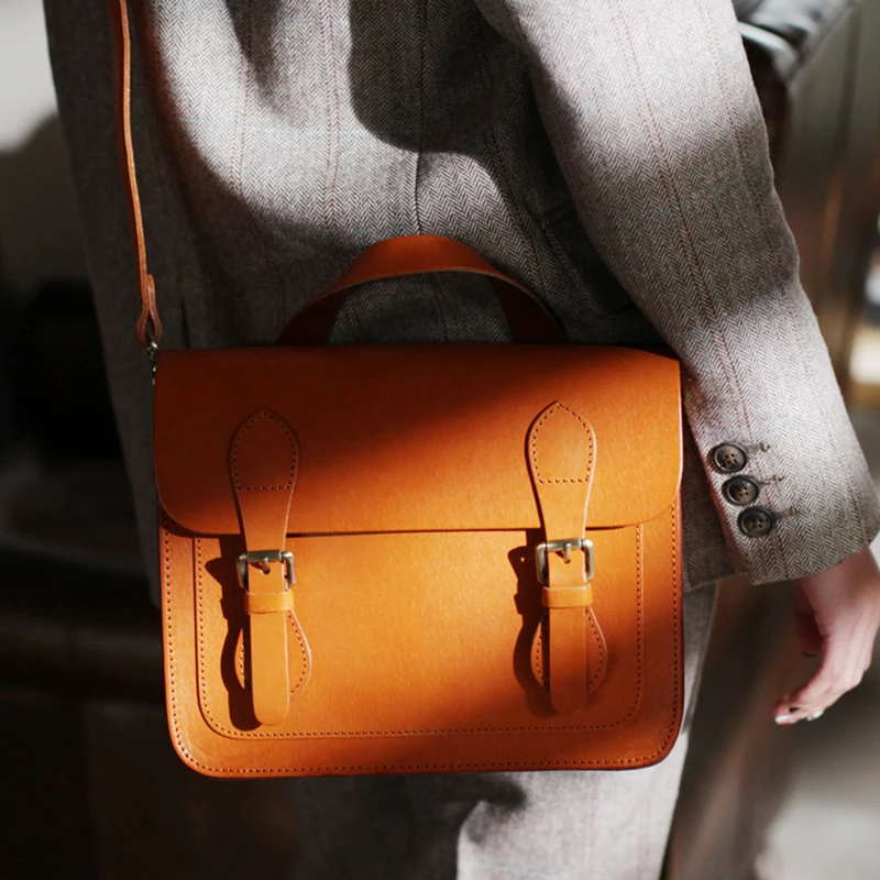 Оригинальная Ретро сумка на одно плечо для девушек ручной работы роскошная