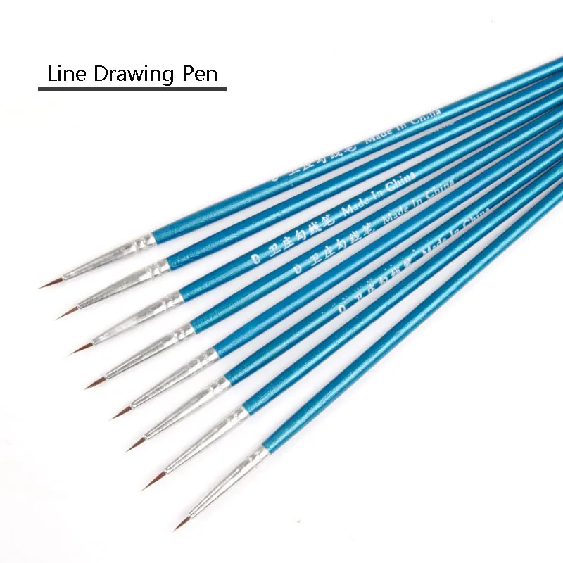 1 шт. тонкая ручная роспись тонкий крюк Ручка для рисования набор нейлоновых