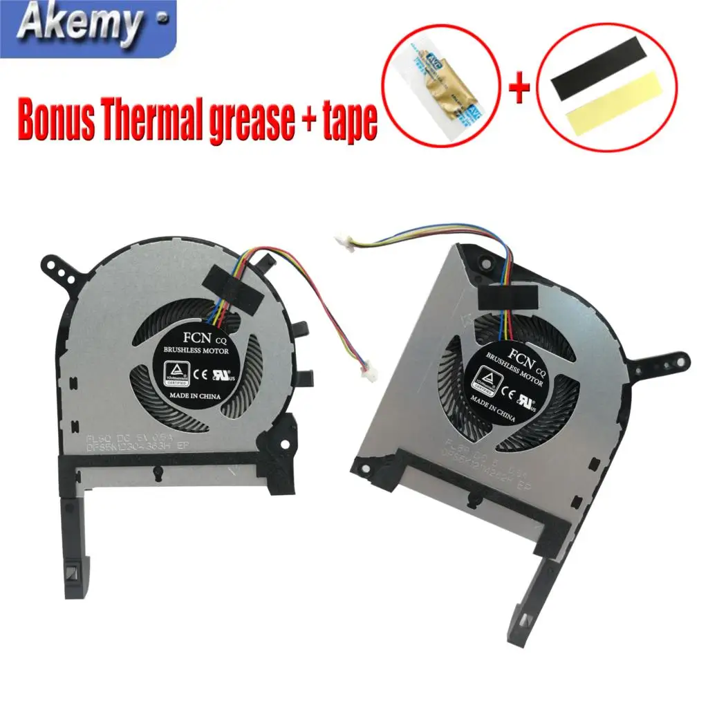 

New original cpu gpu cooling fan cooler For Asus FX705 FX705G FX705GM FX86SM COOLING FAN heatsink