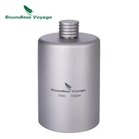 boundless voyage outdoor titanium hip flask camping wine sports bottle drink alcohol whiskey 7oz200ml
