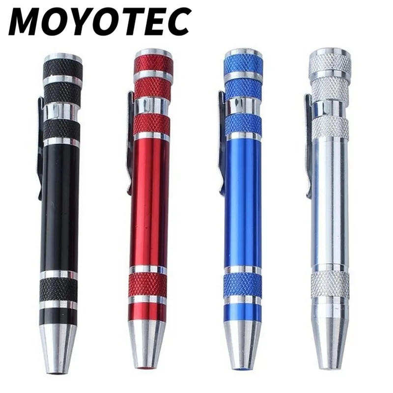 

MOYOTEC 8 In 1 Multi-functional Screwdriver Set High Quality Alumium Alloy Hand Tools Set Househould Repair Tools Set