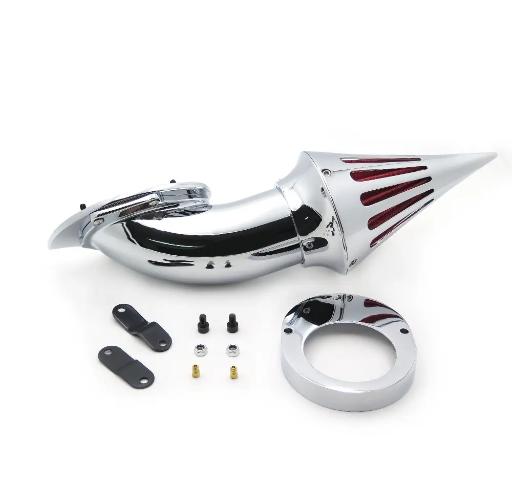 Aftermarket мотоцикл части Воздухоочиститель наборы Впускной фильтр для Yamaha Vstar V-Star 650 весь год 1986-2012 ХРОМ