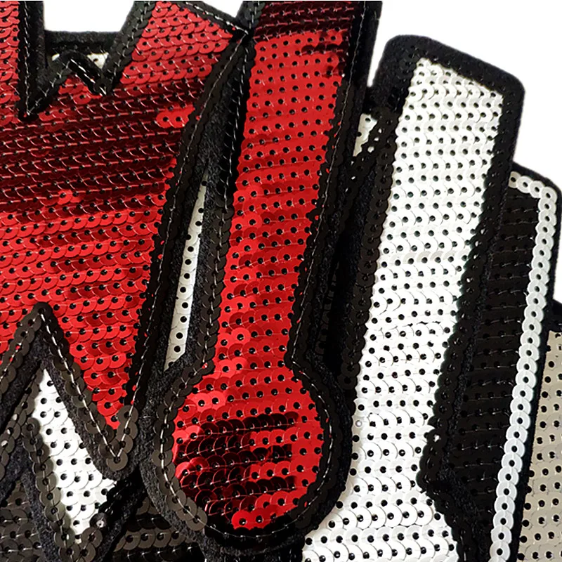 Большие Лоскутные буквы! Блестки Рождественский подарок дело с ним железные на