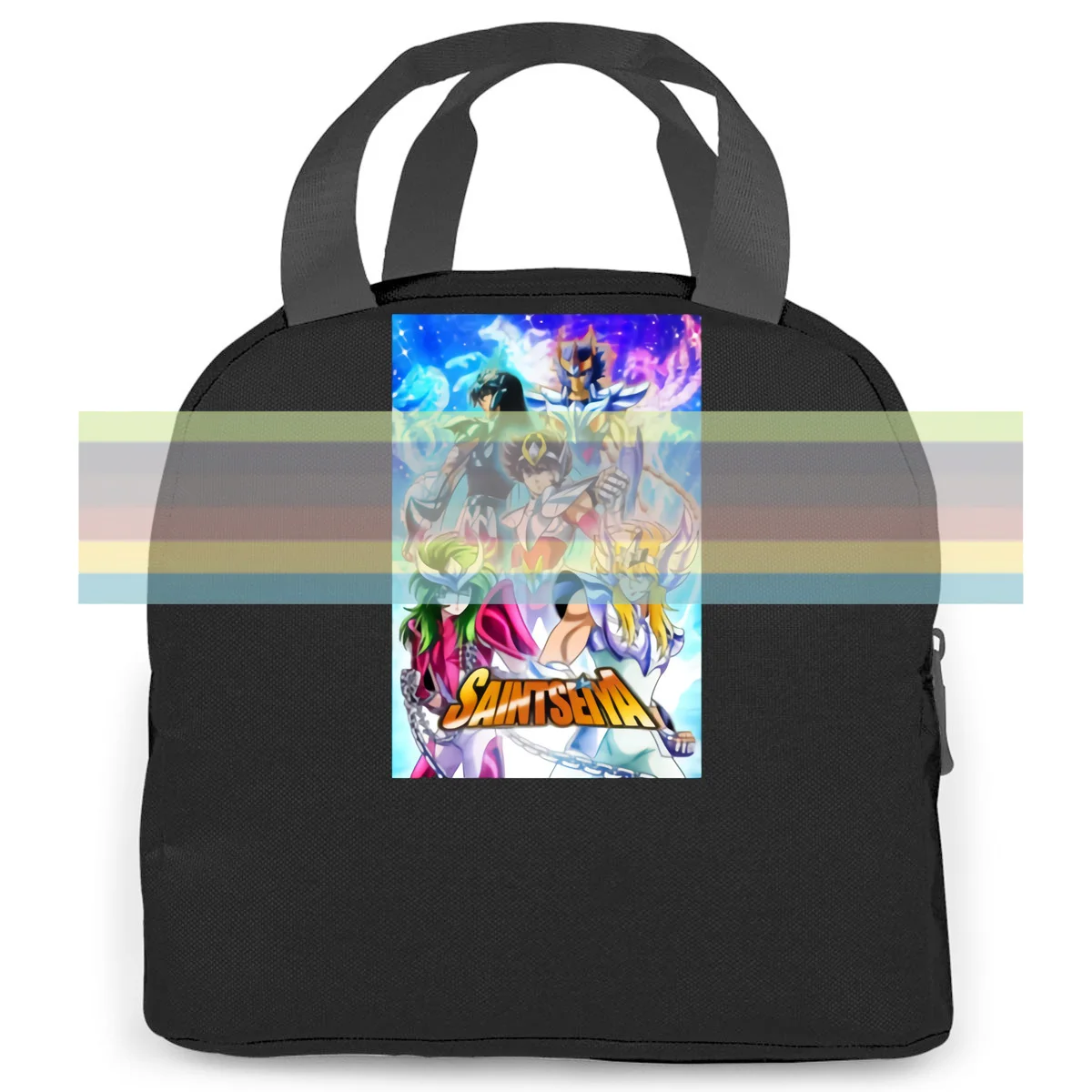 

Saint Seiya Knights of the Zodiac Anime ga Unisex ALL women men Portable insulated lunch bag adult