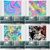 psychedelic pattern tapestry wall hanging aesthetic trippy tapestry abstract wall tapestry art room dorm decoration