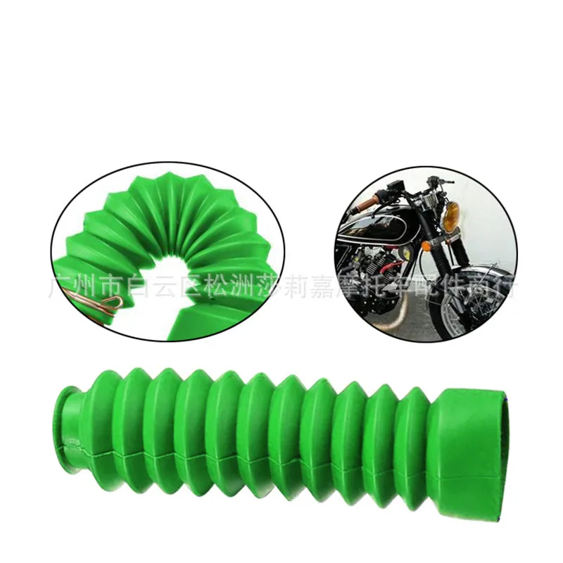 цена Motorcycle Fork Bellows Motocross Fork Covers Suspension Cover Brakes Parts Equipments Rubber Dust Cover Scalable Accessories