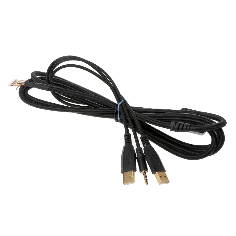 

Gold Plated Nylon Keyboard Cable Replace Wire for razer Blackwidow Ultimate 2016