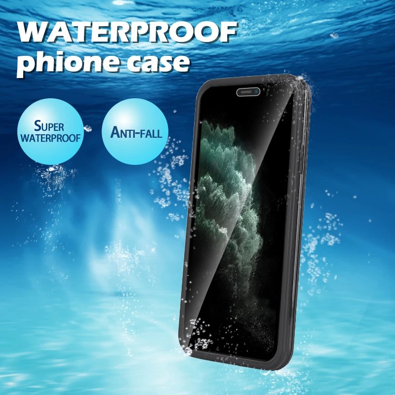 Мягкий водонепроницаемый чехол из ТПУ для iPhone 11 Pro Max SE 2020 6 6S 7 8 Plus 10 X XR XS подводный