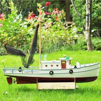 125 simulation fishing boat model naxos length 65cm height 53cm width 19cm log diy assembly kit