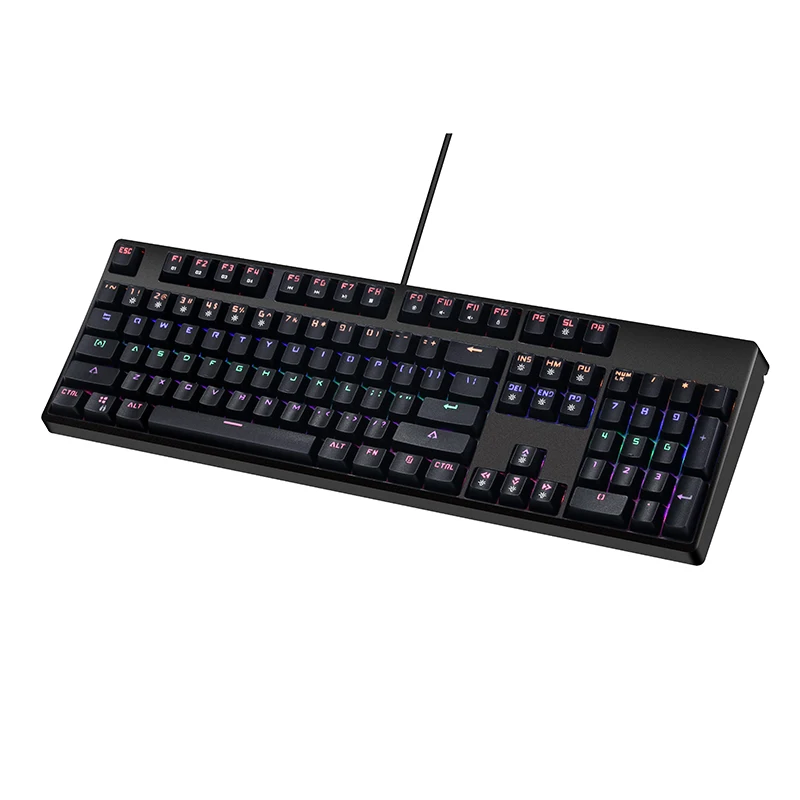 Игровая механическая клавиатура с подсветкой Rgb Gamer для компьютера ПК ноутбука Led