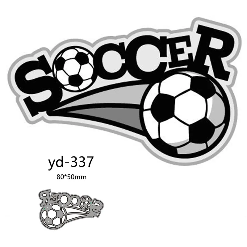 

Metal cutting dies cut die mold football decoration Scrapbook paper craft knife mould blade punch stencils
