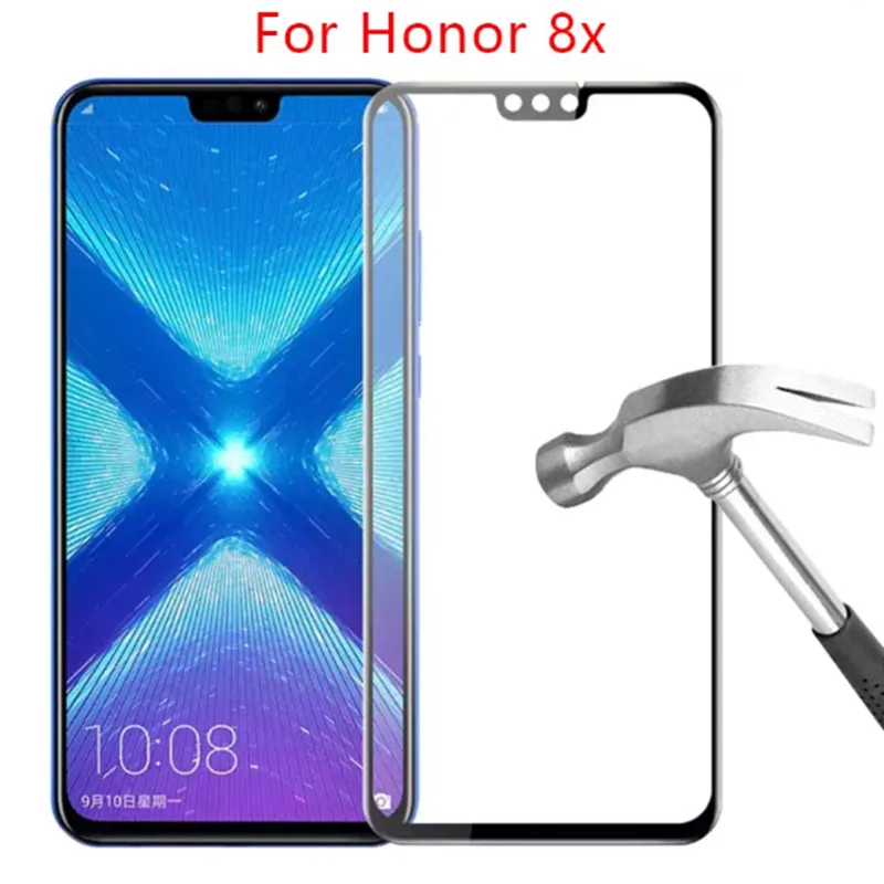 

2Pcs Protective Glass For Huawei Honor 8X 8C 8A 8 S 8 x 9X 9C 9A 10i Tempered Glass on honor 8 9 10 lite Screen Protector Film