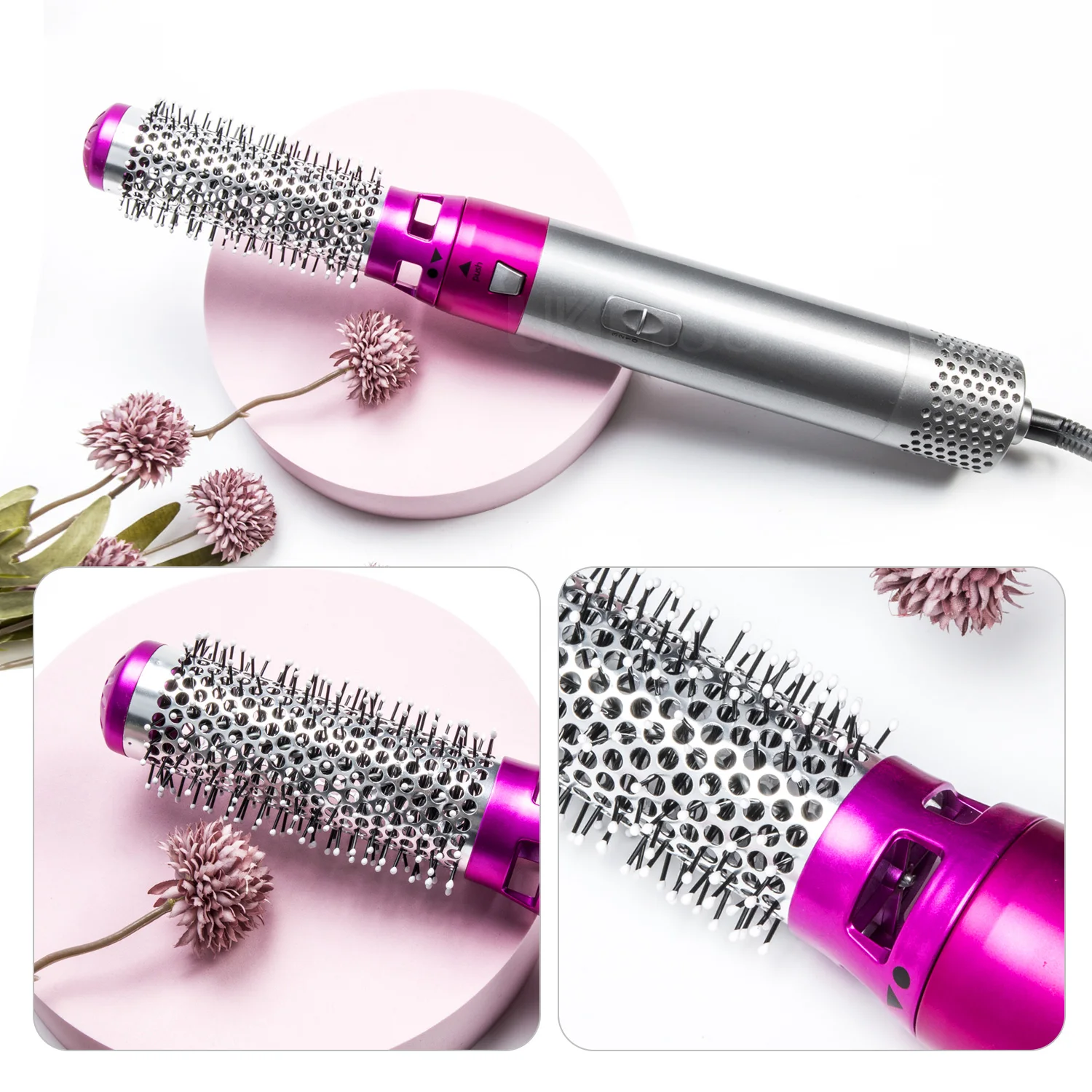 

Hair Curling Iron 5 In 1 Blow Dryer Hot-air Hair Brush Kit Straightener Women Hair Styler Comb Electric Hair Curling Wand