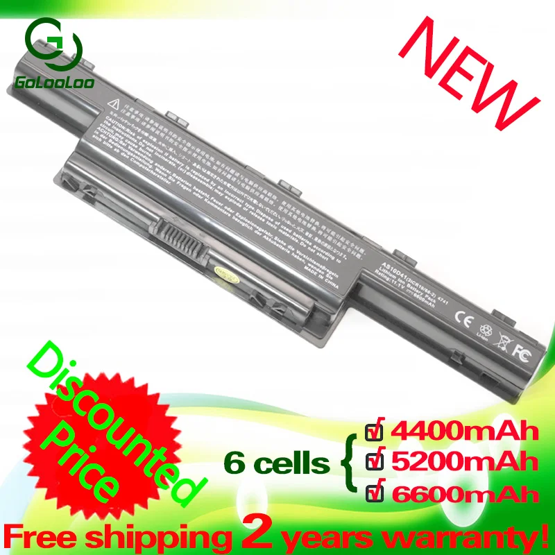 Golooloo 6 ячеек ноутбук Батарея для acer Aspire 4253 4250 4339 4551 4552 4560 4733Z 4738Z 4739Z 4743 4752Z 4755 г 4771 5251