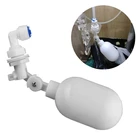 Пластиковый аквариумный клапан для заливки воды с автоматическим верхним отключением, система ато для аквариума, автоматический поплавковый шаровой клапан, регулируемый контроллер уровня воды