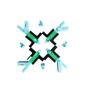 hot sale 50pc 100 pcs sc apc fast connector single mode connector ftth tool cold connector tool fiber optic fast connnector 53mm free global shipping