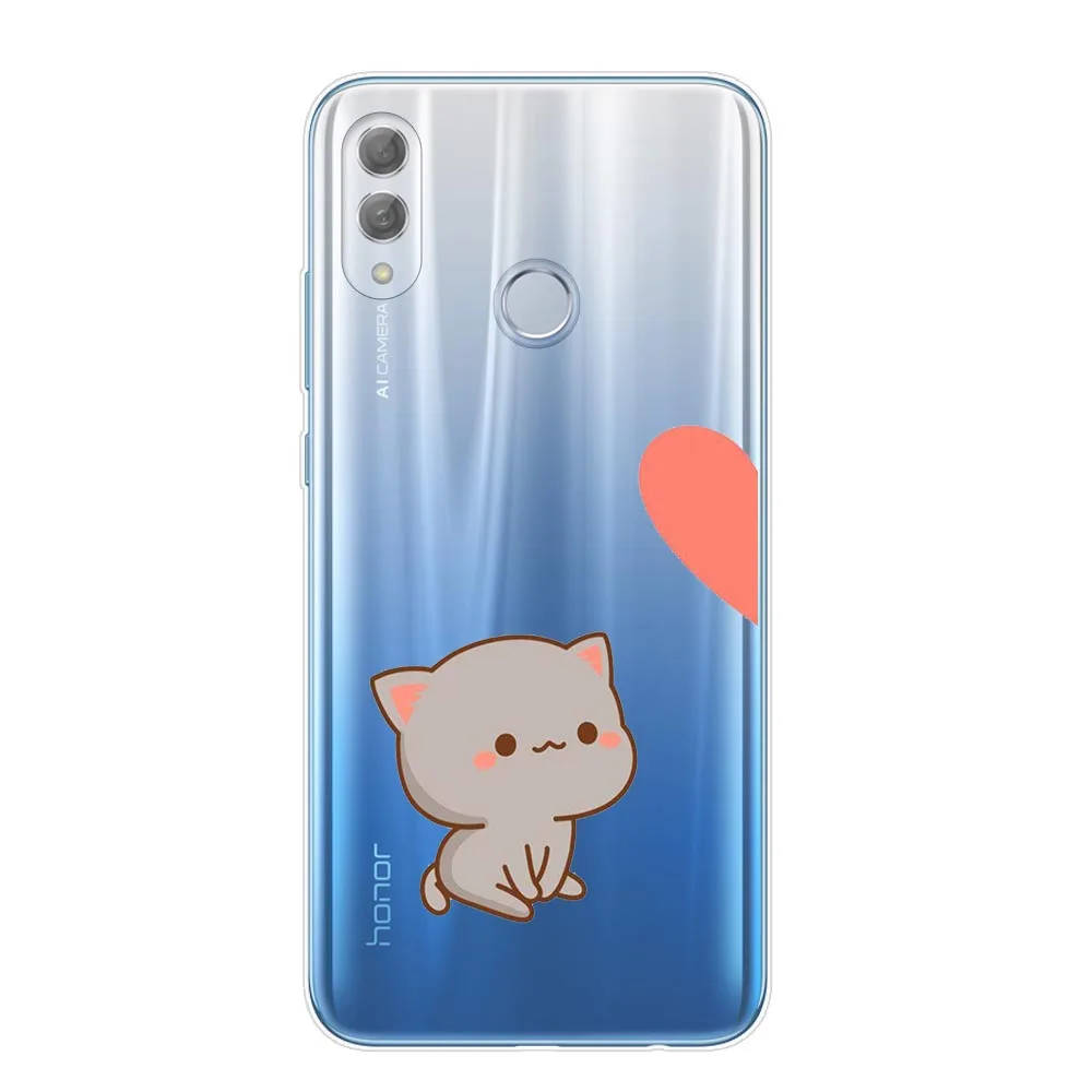 Мягкие силиконовые чехлы для телефонов Huawei Honor 9 10 20 Lite 10i 8X 8C 9X Pro Couples Capinha|Бамперы| |