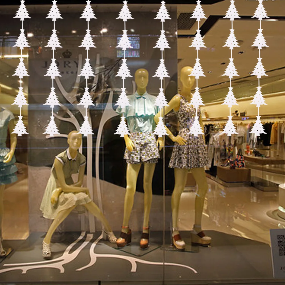 5 цветов искусственная пена Снежинка кедр Счастливого Рождества оконные