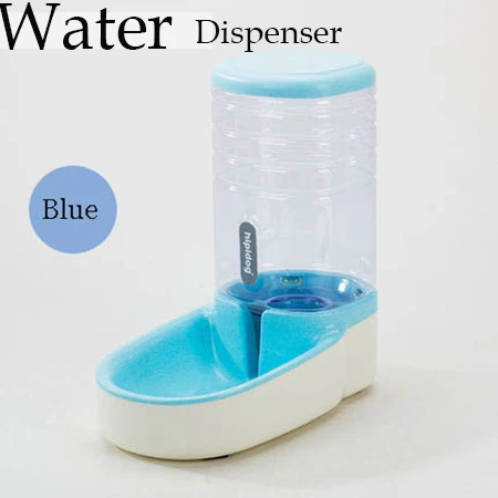 Blue Water Dispenser 3.8л автоматическая кормушка для домашних животных большая емкость диспенсер для воды для собак кошек поилка миска для воды для собак бутылка для воды для кошек миски - Цвет: Blue Water Dispenser