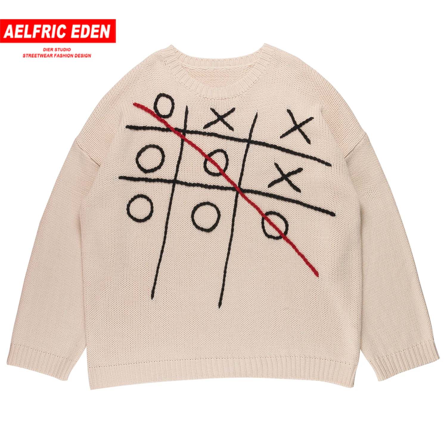 Aelfric Eden в винтажном стиле игра вязаный мужской свитер 2019 осень зима Harajuku топы хип