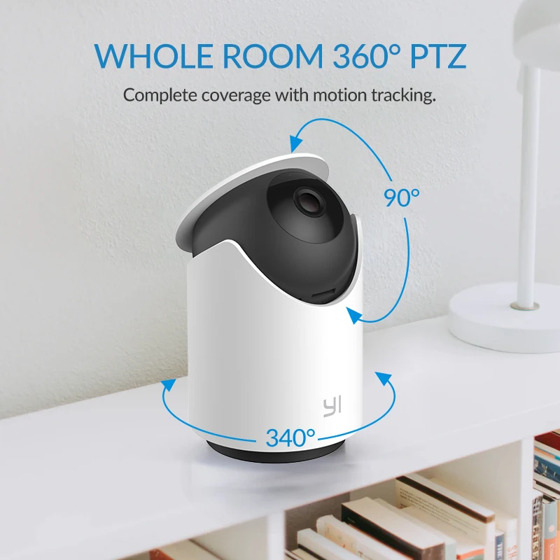 YI Dome U Security Indoor Cam панорамирование и наклон IP 1080P с Wi-Fi человека питомца AI видео