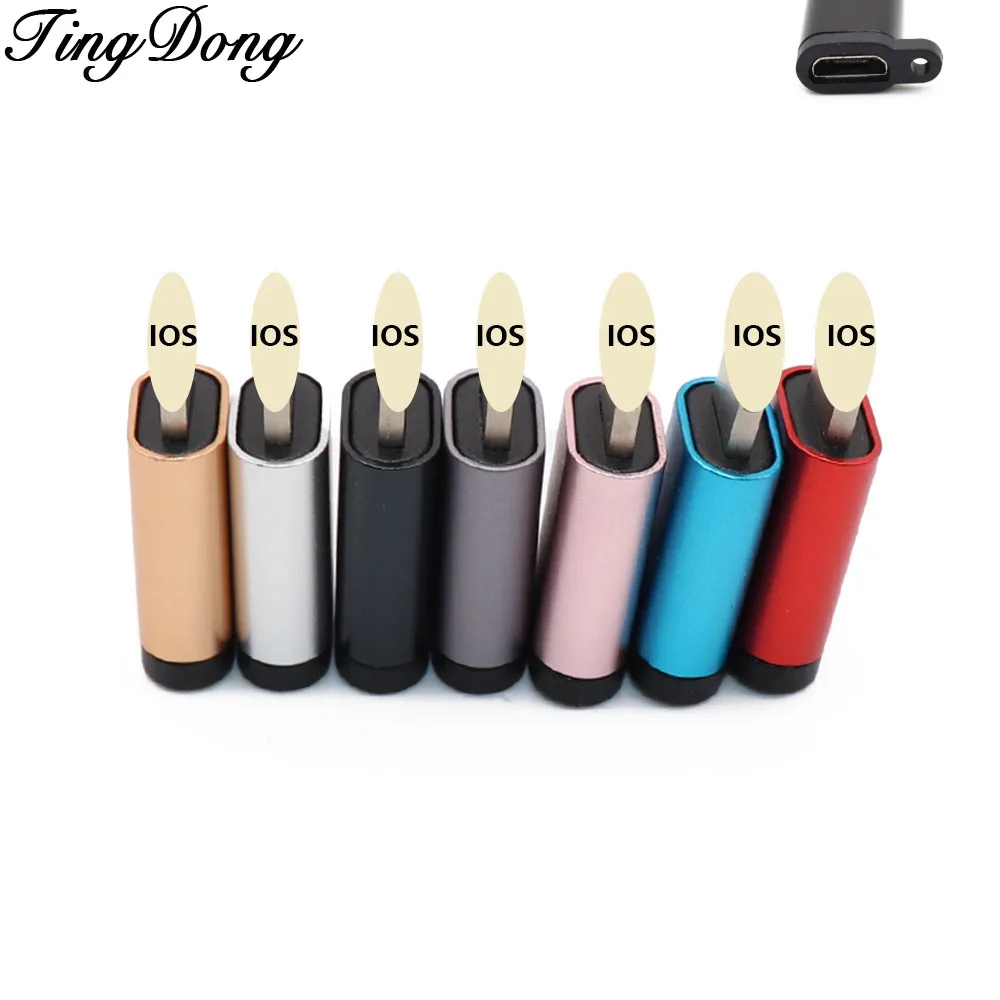 Адаптер Micro USB для освещения 8Pin для адаптер Apple с брелоком для IPhone X XS XR 6 7Plus синхронизация зарядное устройство OTG конвертер