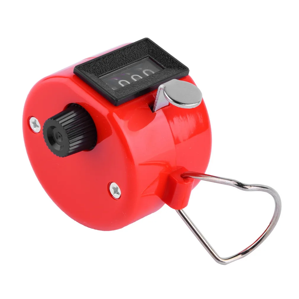 

4-значный портативный удобный пластиковый + металлический Ручной Tally Counter ручной подсчет номера