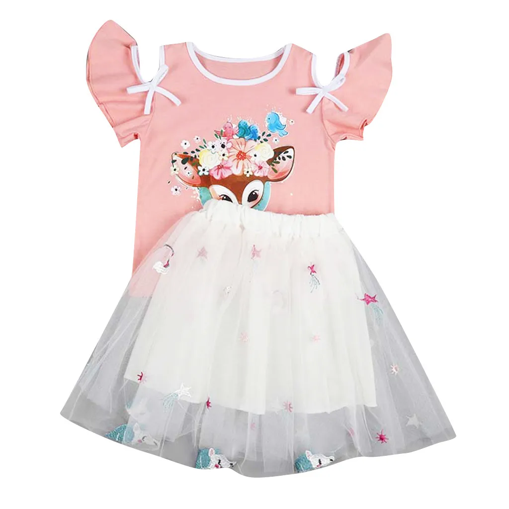Лидер продаж милая одежда принцессы для маленьких девочек Милая Повседневная