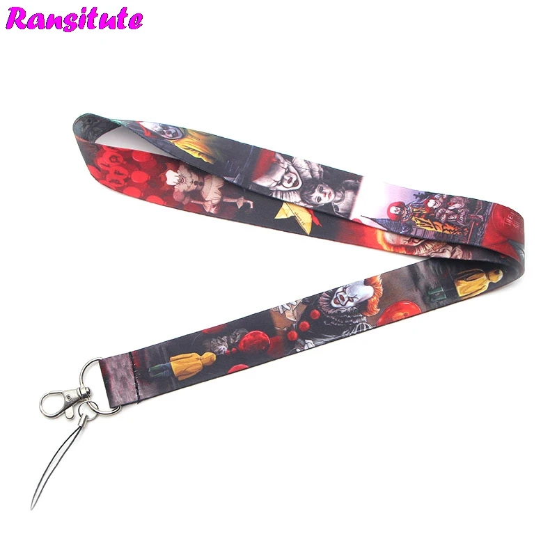 20 шт./компл. брелок для телефона с изображением фильма клоуна ID-карты ремешок в