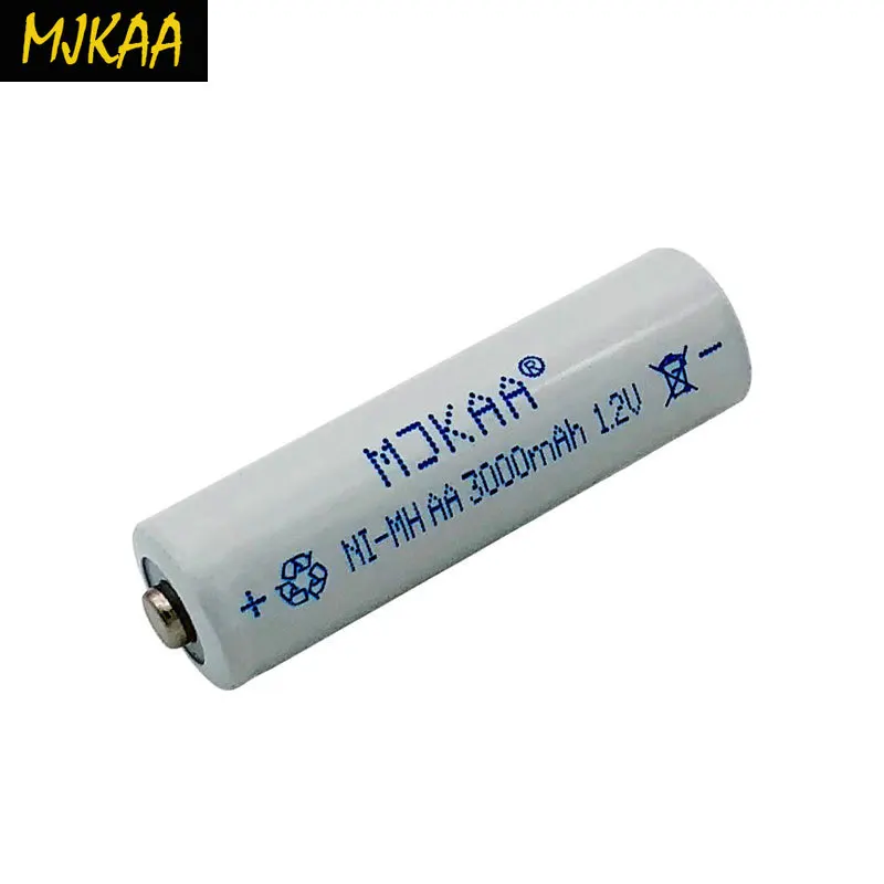 MJKAA 1 2 V Ni MH аккумулятор 2A 3000mAH перезаряжаемый цикл Защита окружающей
