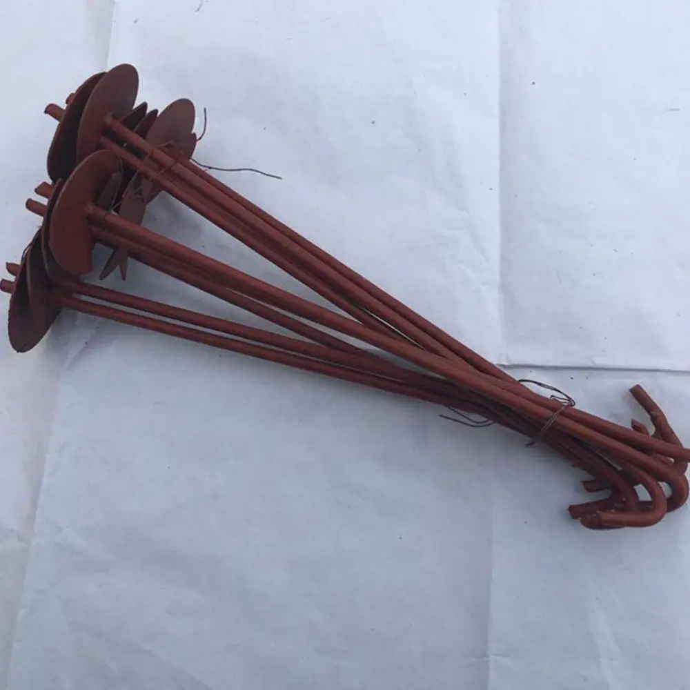 

6Pcs Greenhouse Tie Down Ground Anchor Stakes for Tents Canopies Shelters Swing