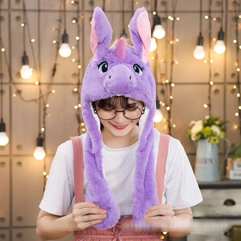 Takara Tomy Покемон Пикачу чучела шапка для куклы Единорог кролик мозаика с человеком-пауком светильник животные плюшевые игрушки шапка для детей рождественские подарки