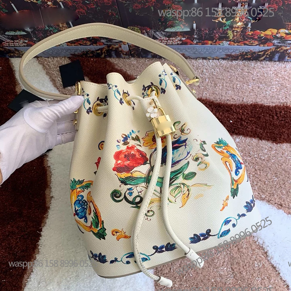 Роскошная брендовая сумка мешок из натуральной кожи роскошные сумки женские