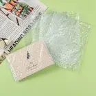 100 шт. Пластик пузырь Обёрточная бумага Упаковочные пакеты PE амортизации Clear для сувенирная оберточная коробкадля сумка Противоударный пакет из пузырчатой пленки