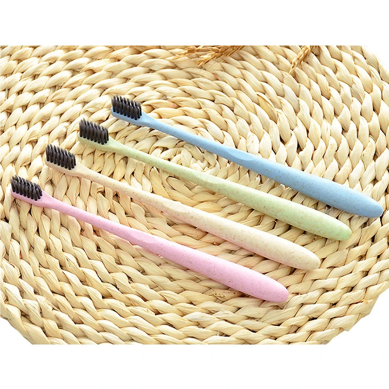 Мягкая нейлоновая щетина зубной щетки чистые зубные Экологичная зубная щетка