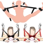 Регулируемые секс-игрушки для взрослых для женщин ошейник для пар наручники и манжеты на лодыжку эротический БДСМ набор для связывания Фетиш-игры