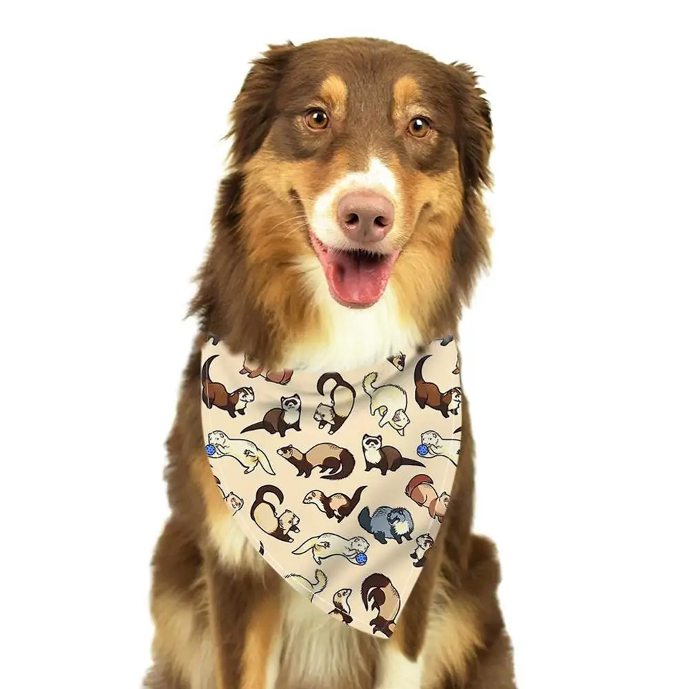 Бандана для домашних животных воротник платок треугольный шарф шеи слюнявчик
