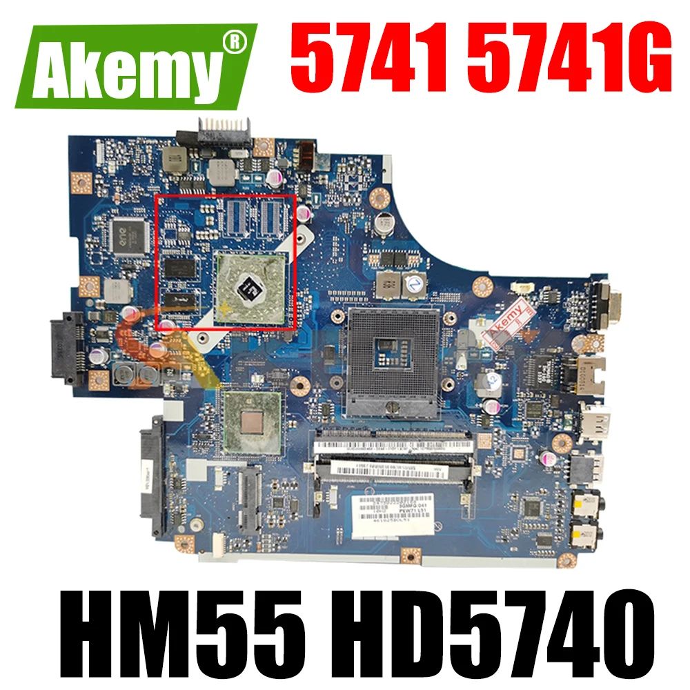 

DDR3 For Acer aspire 5741 5741G Laptop Motherboard MBWJR02001 NEW70 LA-5891P HM55 HD5740 tested ok