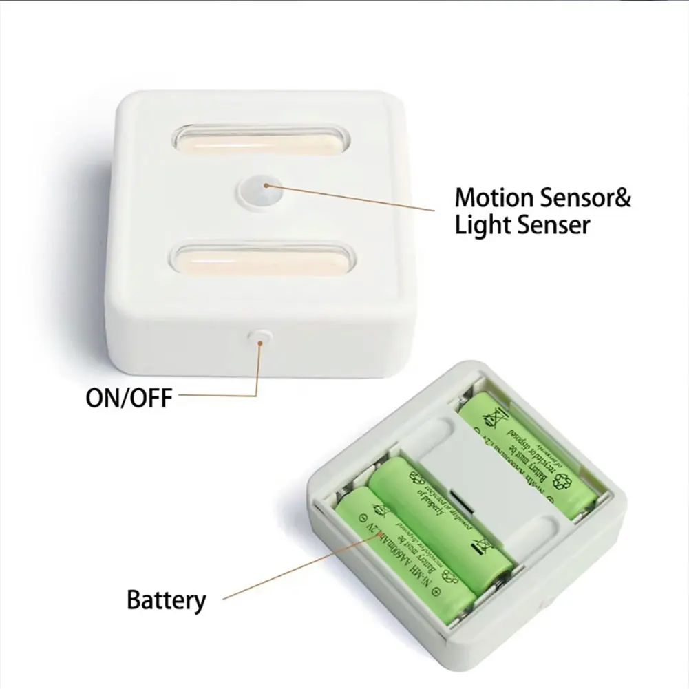 

Automatic Induction Stair LED LightMotion Sensor Night Lights Cabinet Lamp