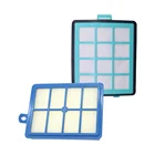 1x фильтр выхлопных отверстий + 1x замена фильтра HEPA впускных отверстий для пылесоса philips FC8766 FC8767 FC8760 FC8764