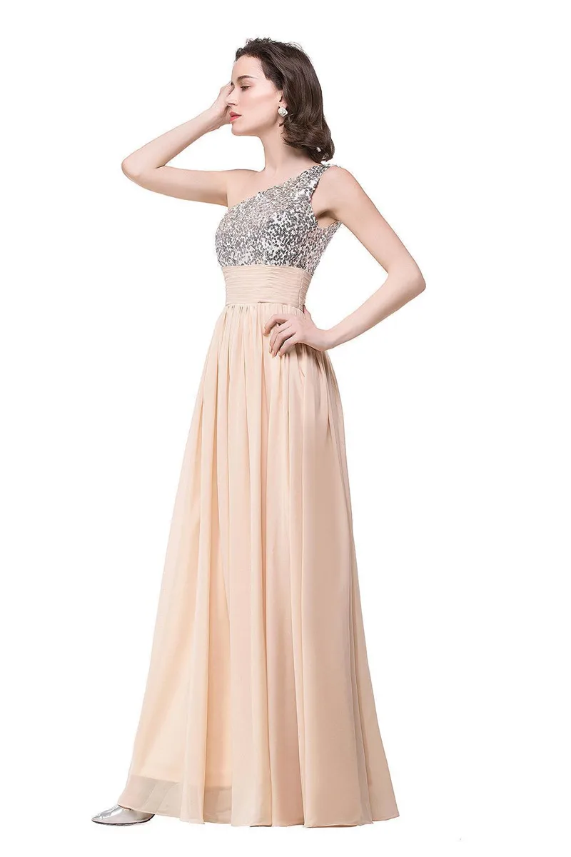 Женское длинное вечернее платье цвета шампанского мятно зеленое ТРАПЕЦИЕВИДНОЕ